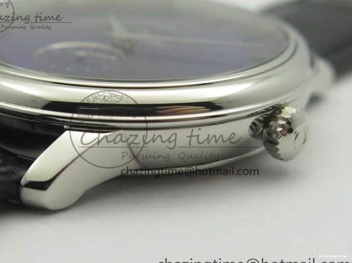 0427 Youthful De Ville Prestige Small Second TWF 1:1 Best Edition Blue Dial on Black Leather Strap MIYOTA 8035